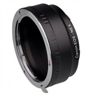 Adapter EOS Objektive auf Sony Alpha Kameras mit E-Mount Bajonett
