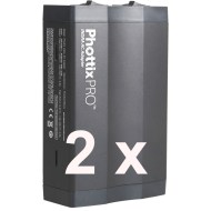 Phottix Indra 360 TTL Studioblitz Set inkl. Akku Pack und eingebautem Odin Empfänger