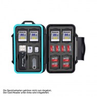 SD-Karten Box inkl. SD Karten-Leser JJC STS-27 USB 