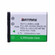 Batmax NP45 Akku, ersetzt Fujifilm NP-45, NP-45A, NP-45B, EL10