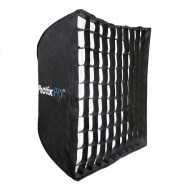 Phottix Pro Easy Up HD Umbrella Softbox mit Grid 70x70cm