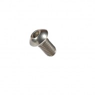 Schraube Rundkopf 1/4 Zoll UNC 8mm Chromstahl A2 Inensechskant