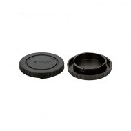 Kamera und Objektivdeckel Sony E-Mount